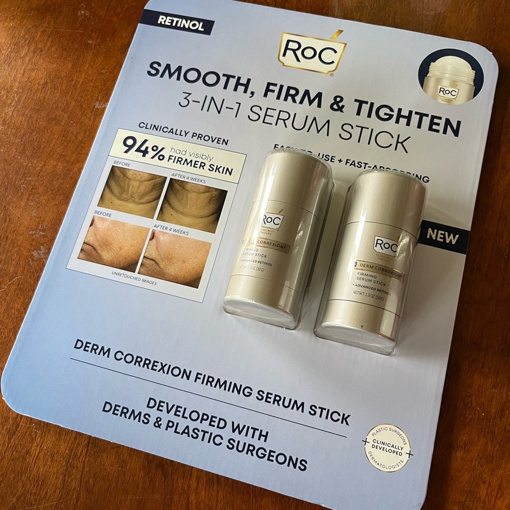 RoC Derm Correxion Firming Serum Stick, 1 oz, 2-pack